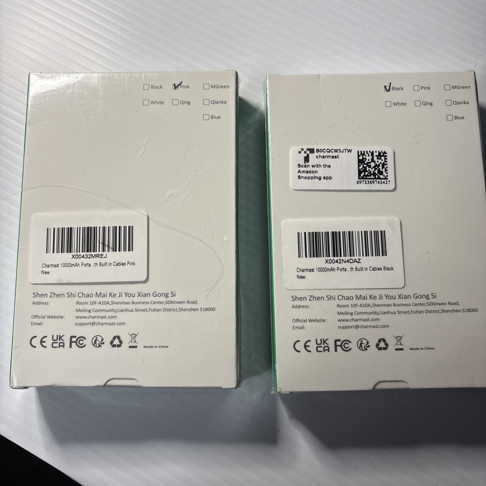 Charmast 10,000 Mah Powerbank C11S - Black - Brand New In Box